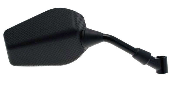 V części F1 prostokątne prawe lustro Universal M8/125 - Węgiel (1PC) E692D