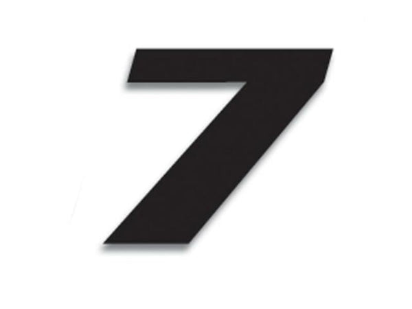 Blackbird Race numer 7 20x25 cm Czarny 5049/20/7