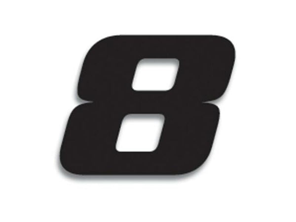 Blackbird Race Numer 8 20x25 cm Czarny 5049/20/8