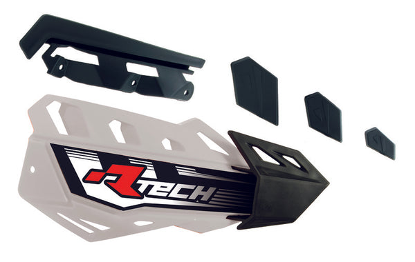 RACETECH FLX Handguards zastępuje białe dla 789676 R-Repmflbn00