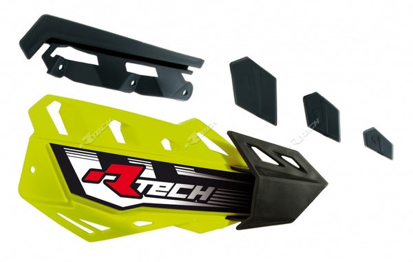 RACETECH FLX HANDGUARDS Wymiana Cocers Neon Yellow for 789708 R-Repmflgf00