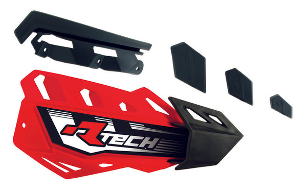 RACETECH FLX HANDGUARDS Wymienne obejmuje czerwony dla 789680 R-repmflrs00