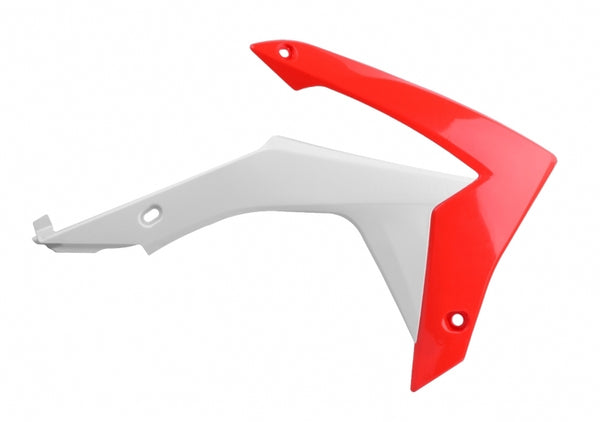 Police Gate Radiator Covers OEM Kolor czerwony/biały Honda CRF250R/CRF450R 84171001