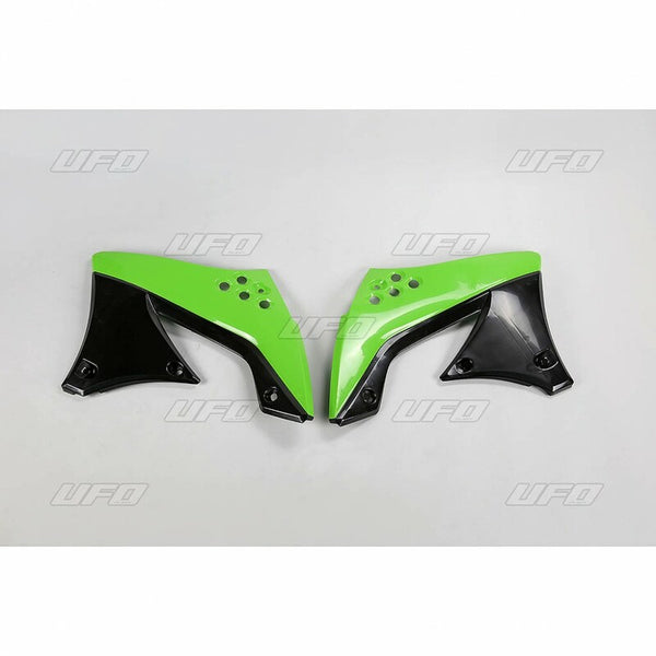 UFO chłodnicy obejmuje czarny kawasaki KX450F KA03799001