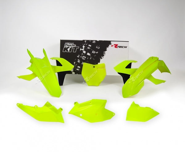 Racetech Plastic Kit-Neon Yellow/Black KTM R-KITKTM-GF0-516