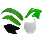 RACETECH Plastkit – OEM Grön/Svart (2008) Kawasaki KX-F250 R-KITKXF-OEM-505