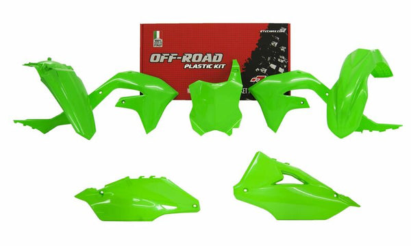 Racetech Plastic Kit Neon Green Kawasaki KX450F R-KITKXF-VF0-599