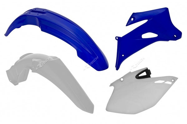 Racetech Plastic Kit-Eem-Color Blue/White to Yamaha WR-F450 R-KITWRF-OEM-413