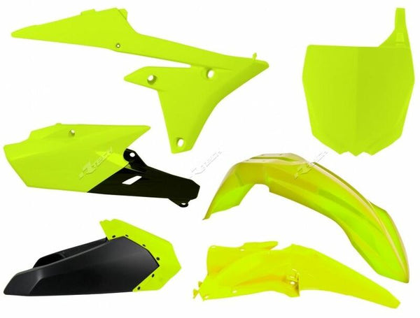 Racetech Plastic Kit Neon Yellow/Black Yamaha YZ250F/450F R-KityZf-GF0-614