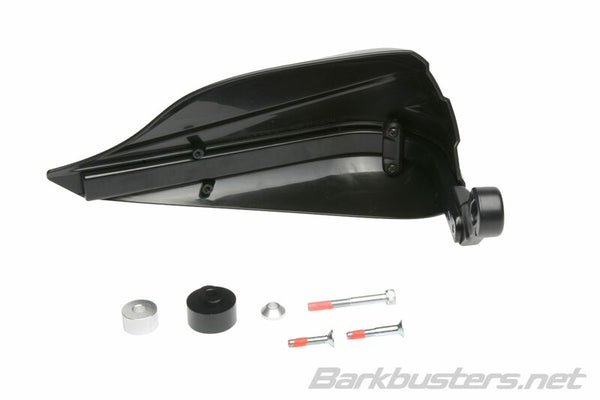 BARKBUSTERS Storm Handguard Kit Single Point Bar End Black STM-007-02-BK 