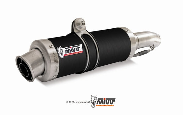 MIVV GP Stalowa czarna podwójna poślizg Aprilia RSV 1000 00.73.A.004.LXB