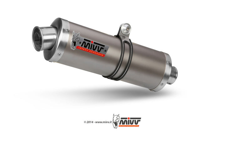 MIVV Oval Classic Slip-on avgassystem i rostfritt stål för Honda XL650V Transalp H.023.LX1, idealisk för fordonstillbehör och prestandauppgraderingar.