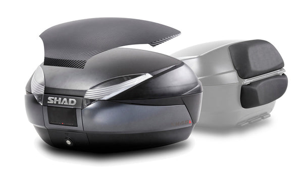 Shad SH48 DG TOP CASE + PALETREST - CCHEAR /Matt Carbon (D0B48306R)