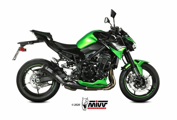 MIVV MK3 CIĘŻKA Węgiel/stal nierdzewna Zakończ końcowa Kawasaki Z900 K.052.LM3C