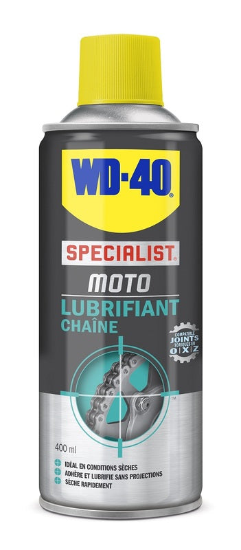 WD -40 Specialist® Motorbike Dry Warunki Łańcuch LUBE - Spray 400 ml 33786