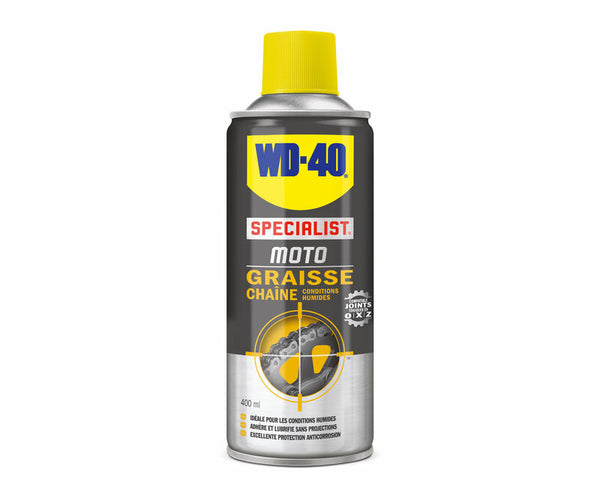 WD -40 Specialist® Motorbike Warunki mokre wosk łańcuchowy - Spray 400 ml 33788