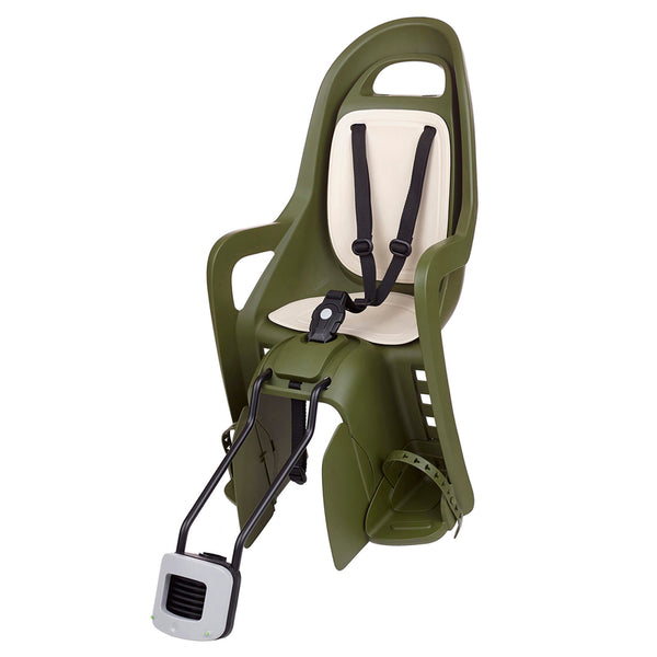 Policeport Groovy Maxi FF 29 "Rear Child Bike Seat Frame Mounting - Dark Green/Cream 8406000031
