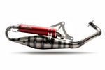 YASUNI Carrera 10 Exhaust Red- Piaggio TUB317-3R