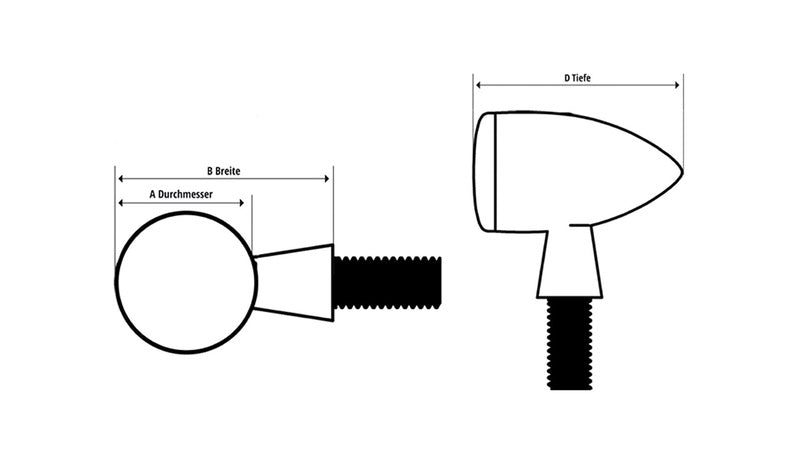 Wskaźnik końcowy LED w locie Highsider 203-001