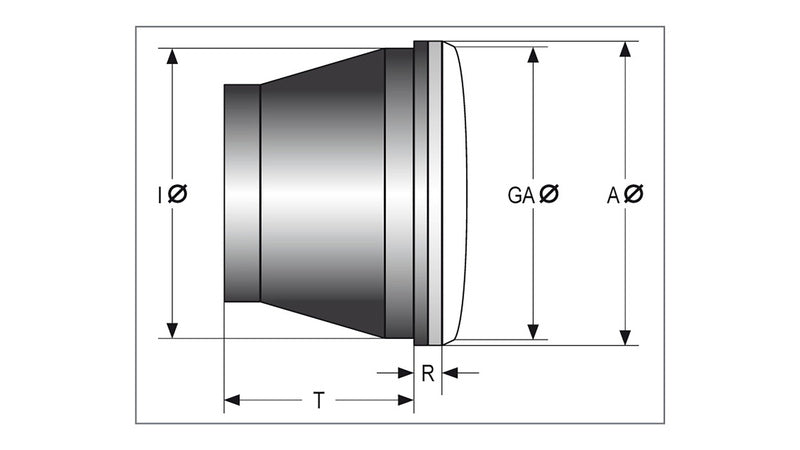 Wstawka główna LED Highsider Jackson LED - 5 3/4 ”226-016