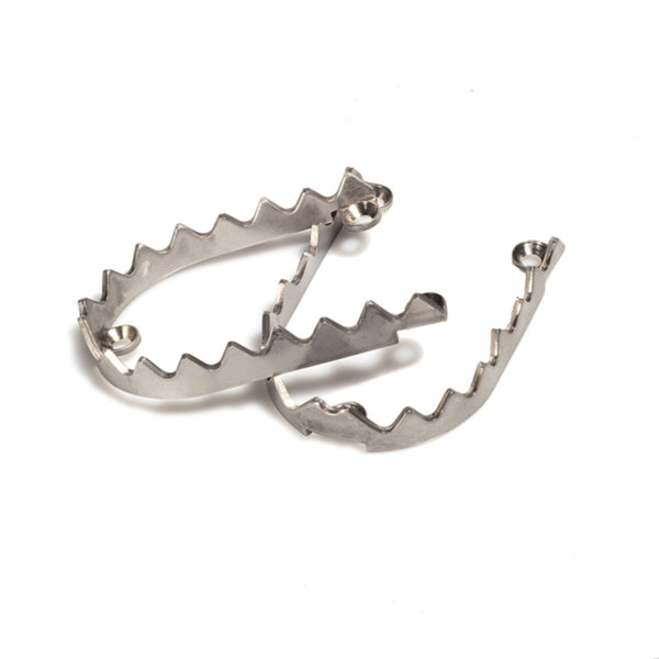 RFX Pro Footrest Zastienno Zęby Footrest 2 SharkeTet (2PCS) Stal nierdzewna FXFR9000299SV