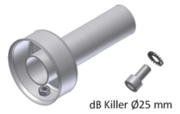 MIVV DB Killer dla GP Pro Muffler Ø25 mm 50.sc.dk.122.0
