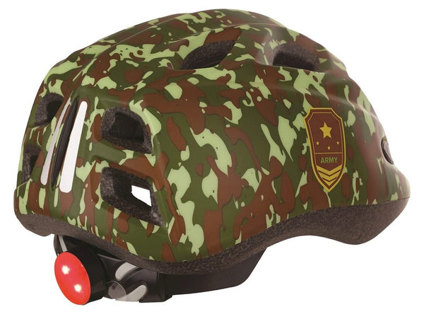 Hełm policyjnej Junior Army z rozmiarami światła LED S 52/56 cm 8740900016