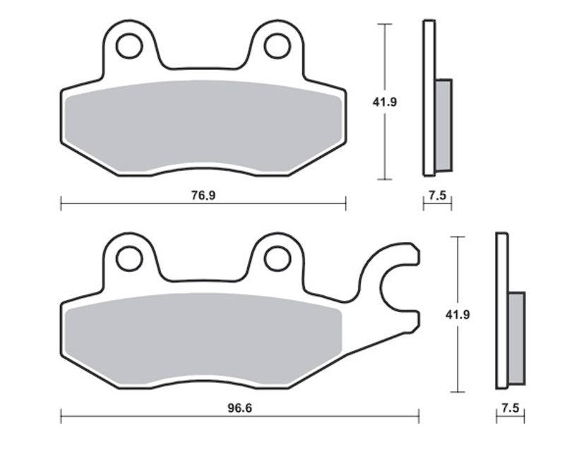 Tecnium Professional Racing Sinted Metal Hamure Ends - MSR455 1116535