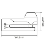 Oxford Titan Ø10mm Pin Lock - Czarny LK485