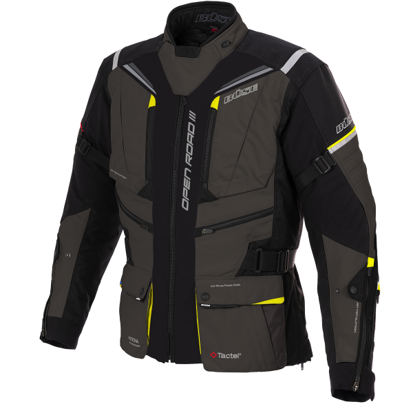 Büse Dam Textile MC Jacket Open Road III Black /Grey