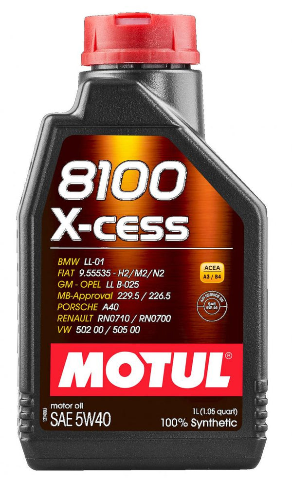 Motul 8100 X-Cess 5W40 1L (12pcs/karton)