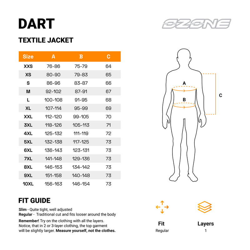 Ozone tekstylny mc-jacket rzutka szarość