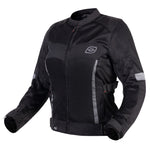 Ozone Lady Textile MC Jacket Dart Black