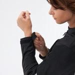 Ozone lady textile mc-jacket dart black