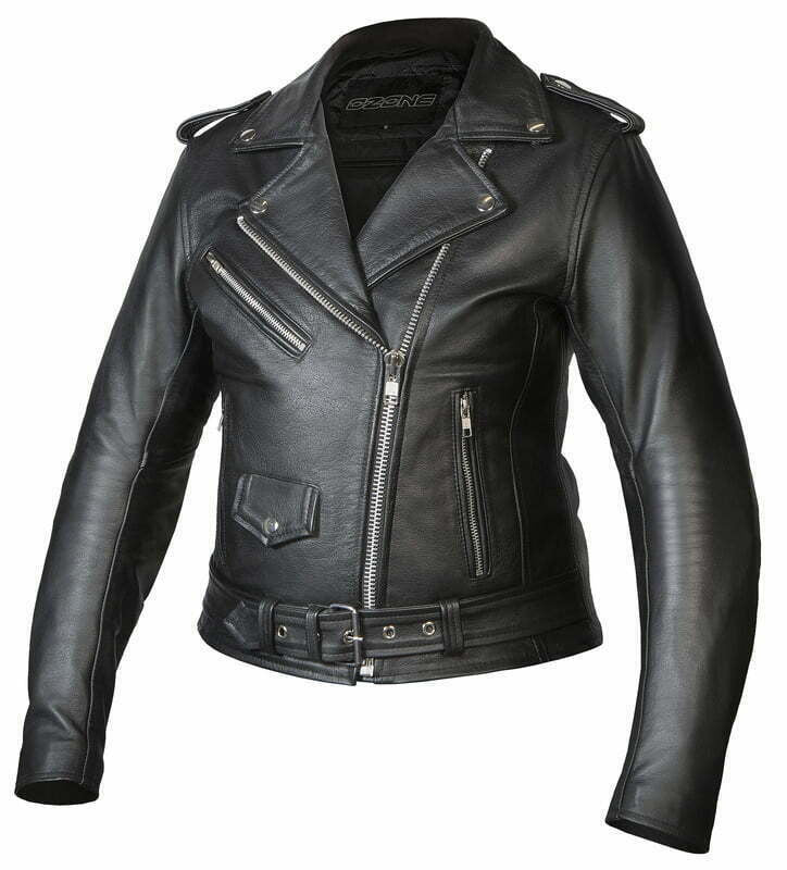 Ozone Lady Mc-Leather Kurtka Ramones Black