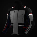 Rebelhorn Textile MC jacket Cubby V Gray /Red /Blue