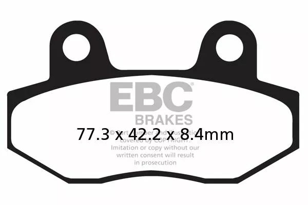 EBC BRAKE PAD SINTERED HH FA086/2HH