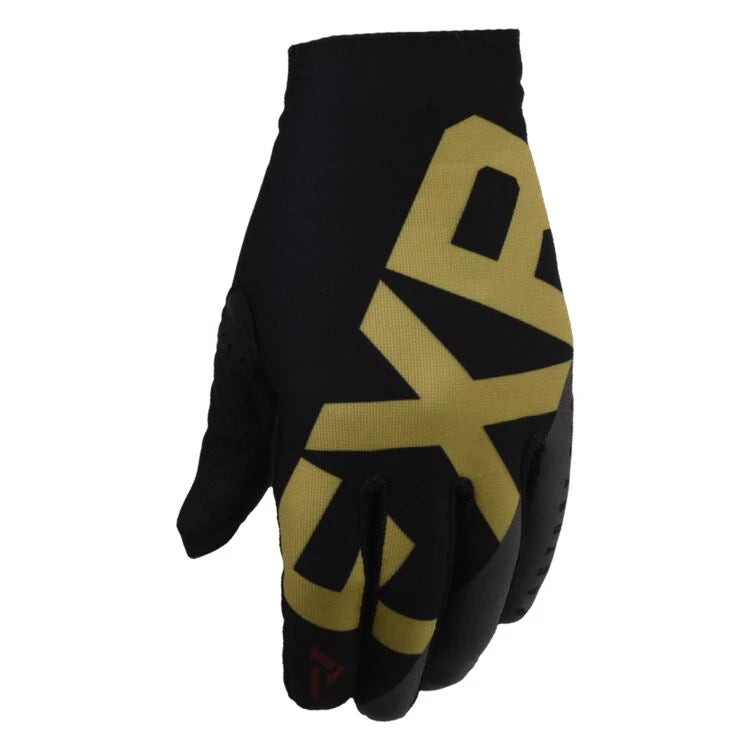 FXR Cross MC Gloves Slip-On Lite Black/ Gold/ Rust