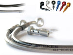 SPEEDBRAKES Aviation Brake Hose Stainless Steel/Red Banjo 3019119 