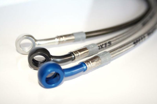 Speedbrakes Aviation Wąż hamulcowy węglowy/niebieski banjo 3020847