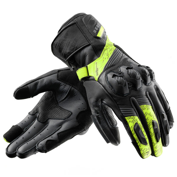 Rebelhorn MC Gloves Viper Black /Flu