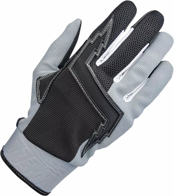 BILTWELL GLOVES BAJA GRY/BLK XS 1508-1101-301