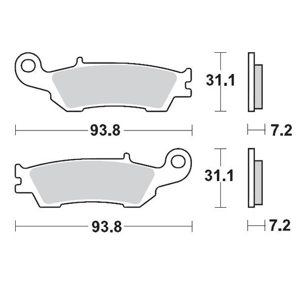 Moto-Master Brake Pad Nitro Sport 094922