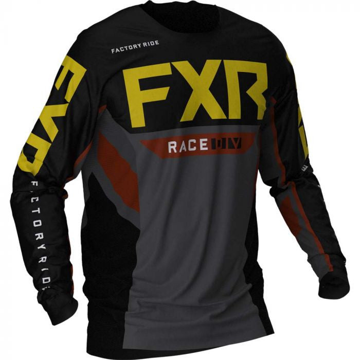 FXR Podium Off-road Sweter 21 czarny /char /rdza /złoto