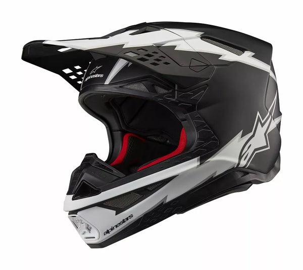 Alpinestars (MX) Hełm SM10 AMP BLK/WT XL 8300623-1121-XL