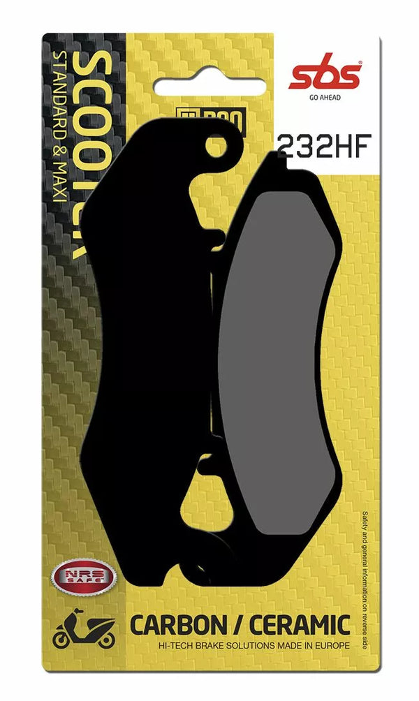 SBS BRAKE PAD CAR/CER SCOOT 232HF