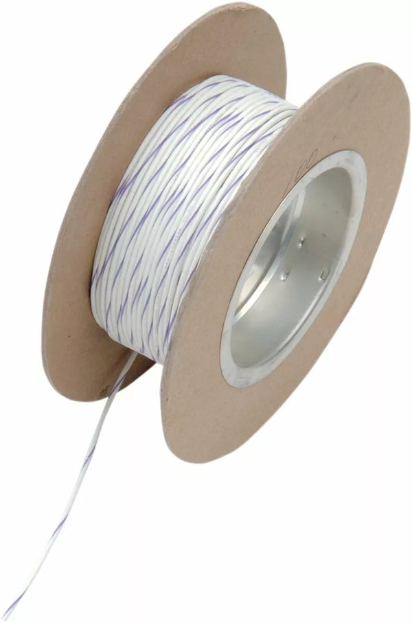 Namz Wire 18G 100 'White/Violt NWR-97-100