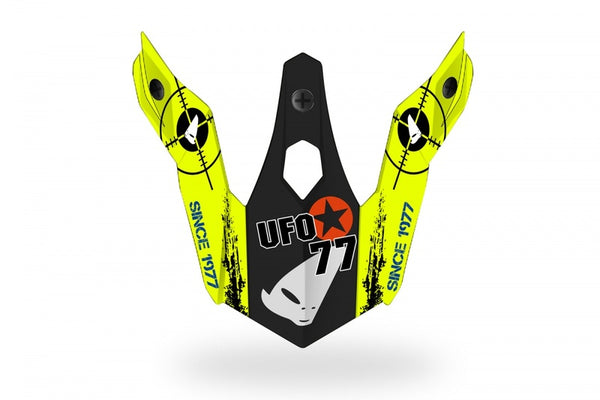 UFO Bomber Peak Grey/czerwony/żółty/niebieski HR149