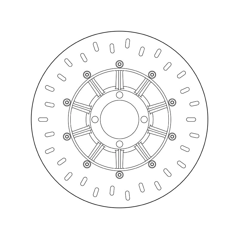 BREMBO Serie Oro Round Fixed Brake Disc 68B407D2