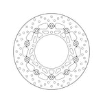 BREMBO Serie Oro Round Floating Brake Disc 78B40831